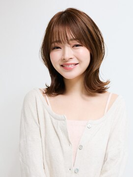 オンク 新宿(onk) 黒髪/グレーベージュ/レイヤーロング/前髪パーマ[新宿駅]