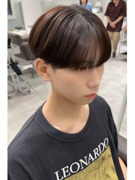 キートス(Kiitos) 【メンズカラー】シースルーマッシュ×チョコブラウン