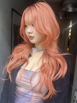 ジーナ(XENA) ハッシュカット オレンジヘア