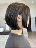 スッキリしすぎない長めショート