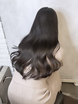 エレ 博多(ere) 【ere博多:川崎】オリーブベージュ×切りっぱなし×韓国巻き