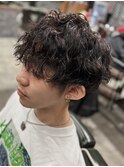 スパイラルパーマ