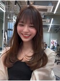 縮毛矯正・ストレート/くびれヘア/夏のヘアアレンジ