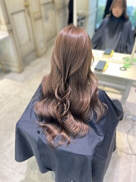 アソビ 表参道(ASOBI) ブリーチなしダブルカラー/ブリーチなし/表参道/ベージュカラー