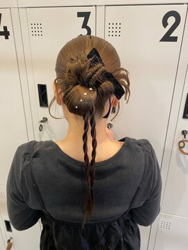 ハロ ハッピーヘアライフ 長居店(Halo happyhairlife) くびれヘアヘアセットお呼ばれセットアンプレラカラー