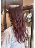 ブリーチ無しカラー【Roze red】