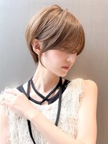 ハルキミナト ジャパン ヨコハマ(HARUKI MINATO japan YOKOHAMA)&nbsp;大人ショート/縮毛矯正/学割U24/ブルーカラー/くすみベージュ