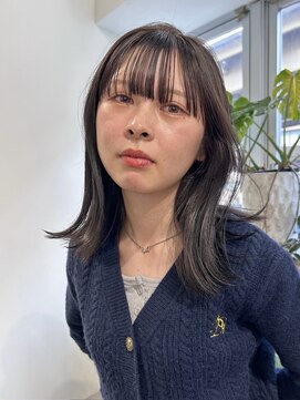 マルケ ドゥ マッシュ(MaruQuee de mashu) 透明感カラー/前髪カット/顔まわりレイヤー/大阪/梅田