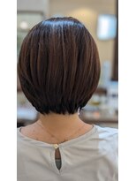フィルアップヘア (fill up Hair)&nbsp;★大人可愛い◎秋色オリーブベージュ髪質改善カラー丸みショート