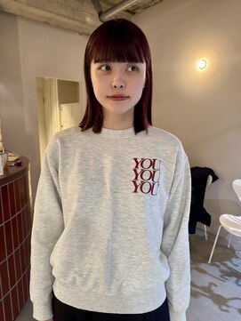 トッド(tod) 透明感ボルドーカラー ミディアム