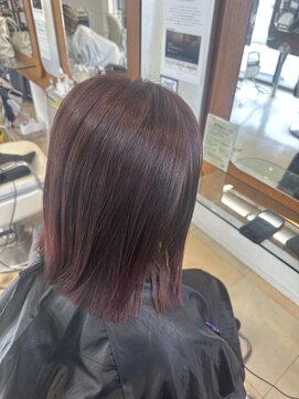 牛若丸ジャパン(Japan) 毛先の透明感のあるピンクブラウン