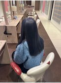 ネイビーブルージュストレート