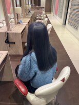 アース 郡山コスモス通り店(HAIR&MAKE EARTH)&nbsp;ネイビーブルージュストレート