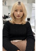 大人な雰囲気、透明感ハッシュカット