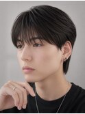 シースルーマッシュフェザーアップ曲がる縮毛矯正韓国風マッシュ