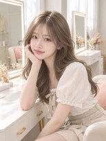 ユイマァル 岡山(YUIMARL)&nbsp;レイヤーカット★20代30代40代岡山★透明感オリーブベージュ★