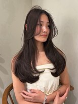 アオアクア バイ ジルブラン 新越谷店(AOAQUA by JIL BLAN)&nbsp;ワンカラー/レイヤーカット/顔周り