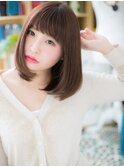 *bliss大宮*大人かわいい♪ボルドーカラー小顔ワンカールa