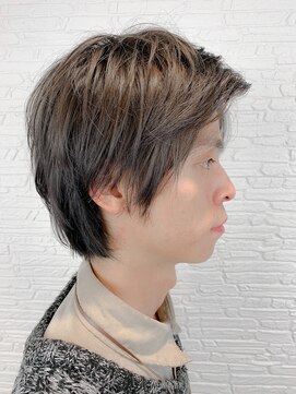 リオリス ヘア サロン(Rioris hair salon) メンズレイヤー☆シルバーグレイ☆