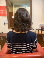 ムードコア 関内店(mu;d Coa) 艶重視髪質再生ミディアムヘア
