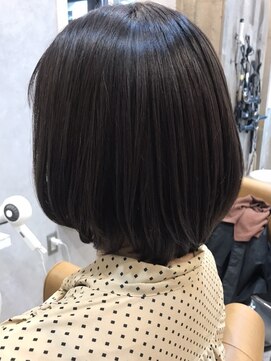 ヘアーサロン キー(Key) 透明感ナチュラルグレイカラー♪大人かわいい似合わせボブ