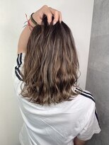 アンダーバーホワイト 堺東店(_WHITE)&nbsp;ベージュグレー,色持ち１ヶ月,３Dハイライト１回