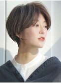 前髪あり大人ショート20代30代40代【AIN.表参道】川原大地
