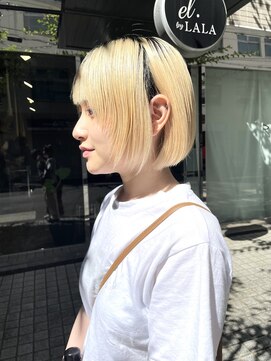 ノブレス(NOBLESSE) ラインボブ/切りっぱなしボブ/nagata