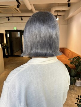 メリー オオサカ(Merly Osaka) あまり見たことないブルーカラー_white blue ash_