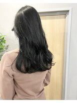 カミエ(kamie)&nbsp;＊オリーブグレー濃いめ 地毛風カラー 暗髪 三宮美容室 神戸