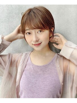 ロンド 銀座(Lond) ☆【春日美月】小顔、首長効果が叶うショートヘア