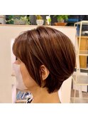 【ヴィザヴィ志村坂上】ツヤ髪丸みショートボブ