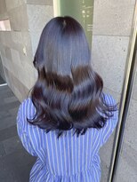 ヒアー 神戸三宮元町(here)&nbsp;髪質改善/チョコレートブラウン/ベビーバング/プレミアムカラー