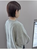 肩にかからないプツンとしたボブ♪