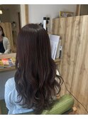 大人可愛い透明感ツヤ寒色系ゆる巻き髪【カミケンネクスト】