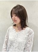 【paaq kana】韓国風レイヤーカット×柔らかブラウン