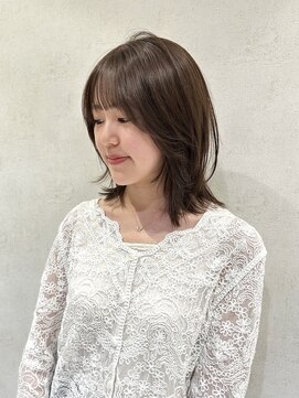 パーク(PAAQ) 【paaq kana】韓国風レイヤーカット×柔らかブラウン