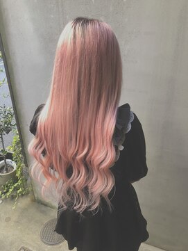 アイム(Aim) シールエクステ80枚　腰くらいの長さ