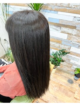 ハウオリ ヘアーワークス(Hauoli hair works) ネイビーインディゴ、暗髪寒色