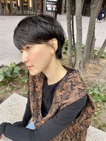 ハルキ ミナト ジャパン オオサカ(HARUKI MINATO japan OSAKA)&nbsp;40代50代小顔似合わせカットくびレイヤーエモージュ大人可愛い