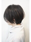 お手入れ簡単ショートボブ