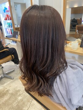 カノエ 山口小郡店(canoe) ピンクブラウンカラー×髪質改善トリートメント