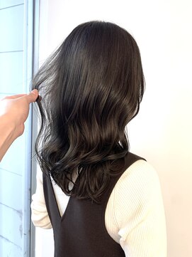 ファースト 長町店(first) 白髪ぼかしも対応可能◎透けるチャコールグレージュ