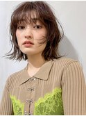 切りっぱなしボブ美髪ピンクブラウンベリーショート