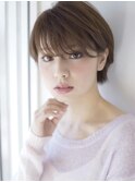 ナチュラルショートボブ