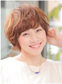 辺見えみりさん風の爽やかショートボブ
