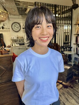 トレンチ(TRENCH) 《TRENCH Riku》ボブパーマ　ウルフパーマ　レイヤーカット