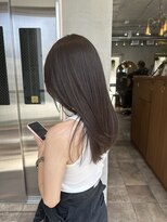 シアー(SHEER.)&nbsp;髪質改善カラー×スモーキーブラウン【表参道,青山,外苑前美容室