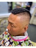 濡れパン震災刈りスタイル