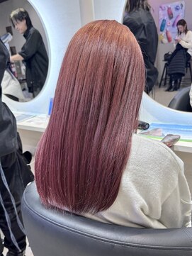 プログレス 仙台駅東口店(PROGRESS) 艶カラー/ピンクベージュ/ピンクラベンダー/ブリーチ